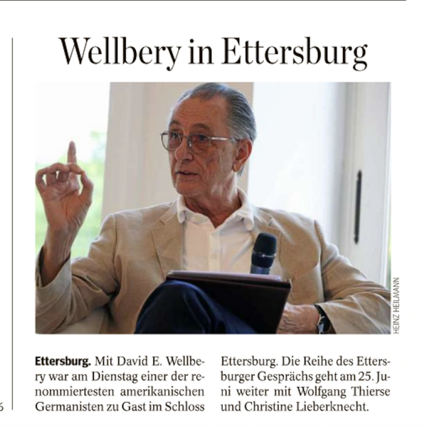 Wellbery in Ettersburg