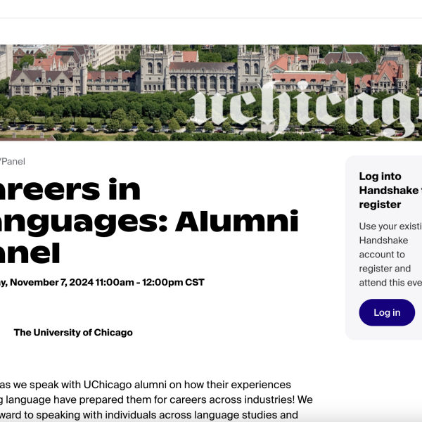 careers in languages alumni panel