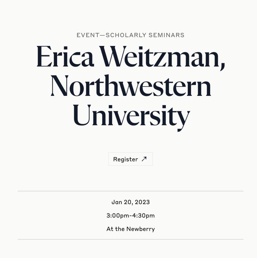 Eric Weitzman, Northwestern University