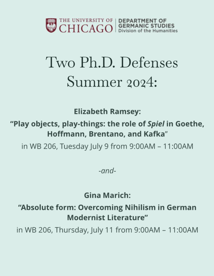 PhD defense